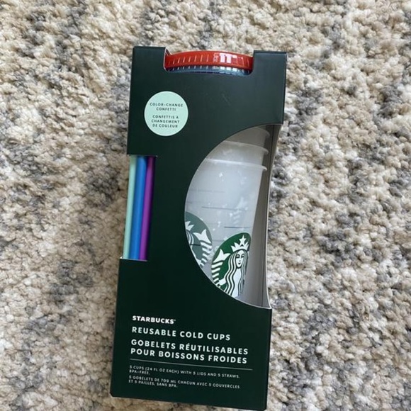 Starbucks Confetti Color Changing Summer 2021 cups - Picture 7 of 8
